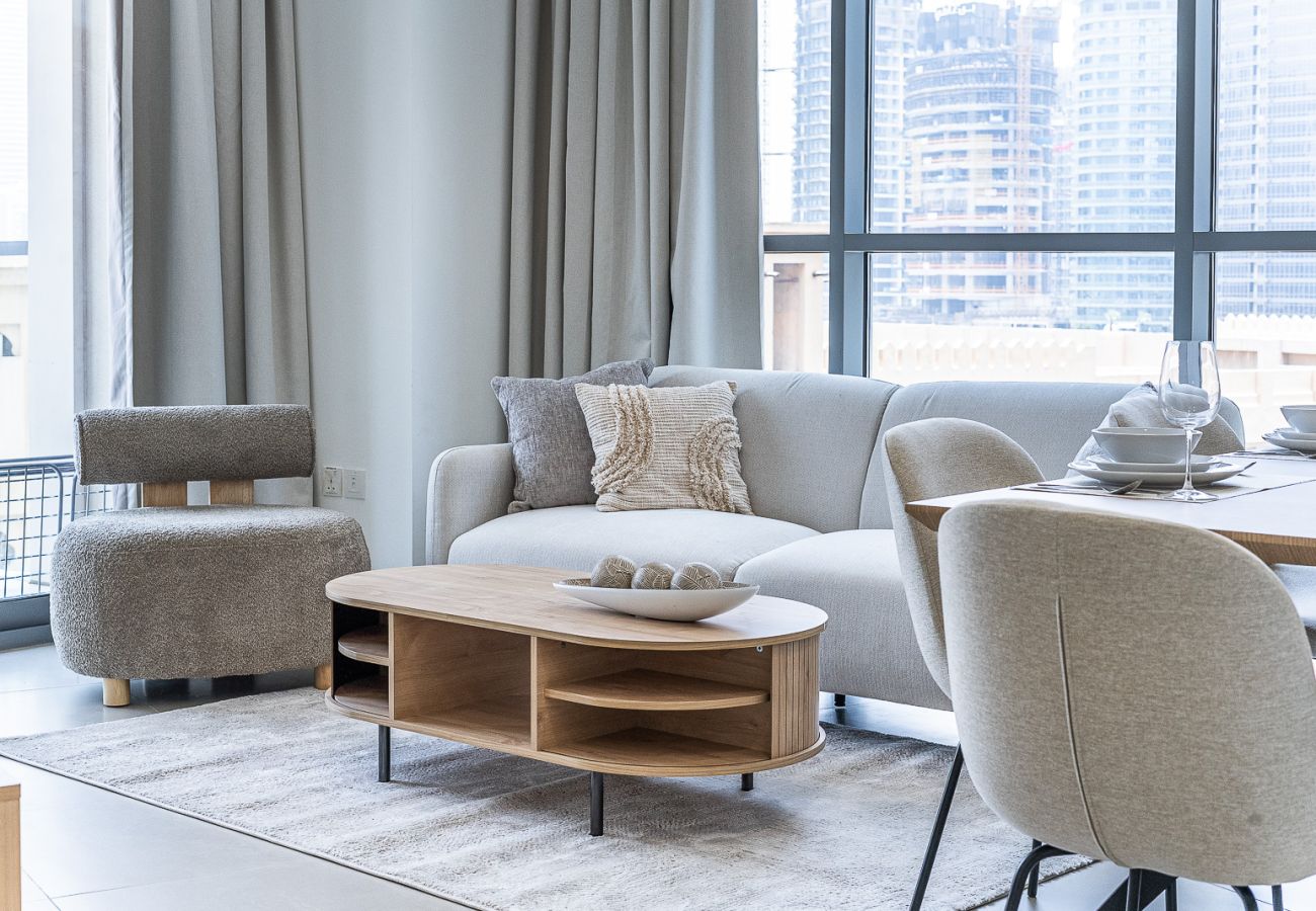 公寓 在 Dubai - Burj Khalifa View I Modern Home I 2 Bedrooms 
