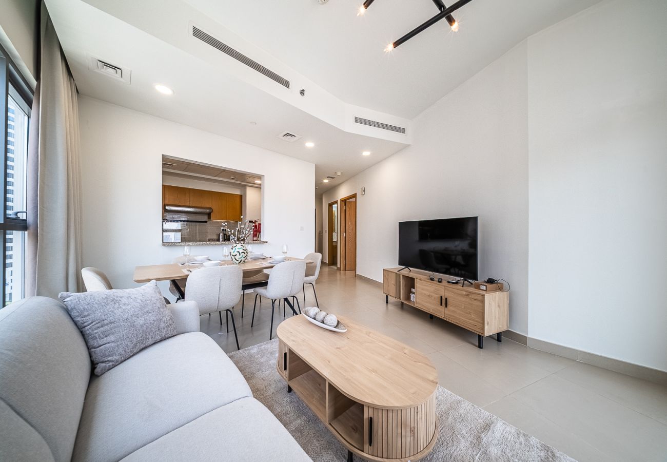 公寓 在 Dubai - Burj Khalifa View I Modern Home I 2 Bedrooms 