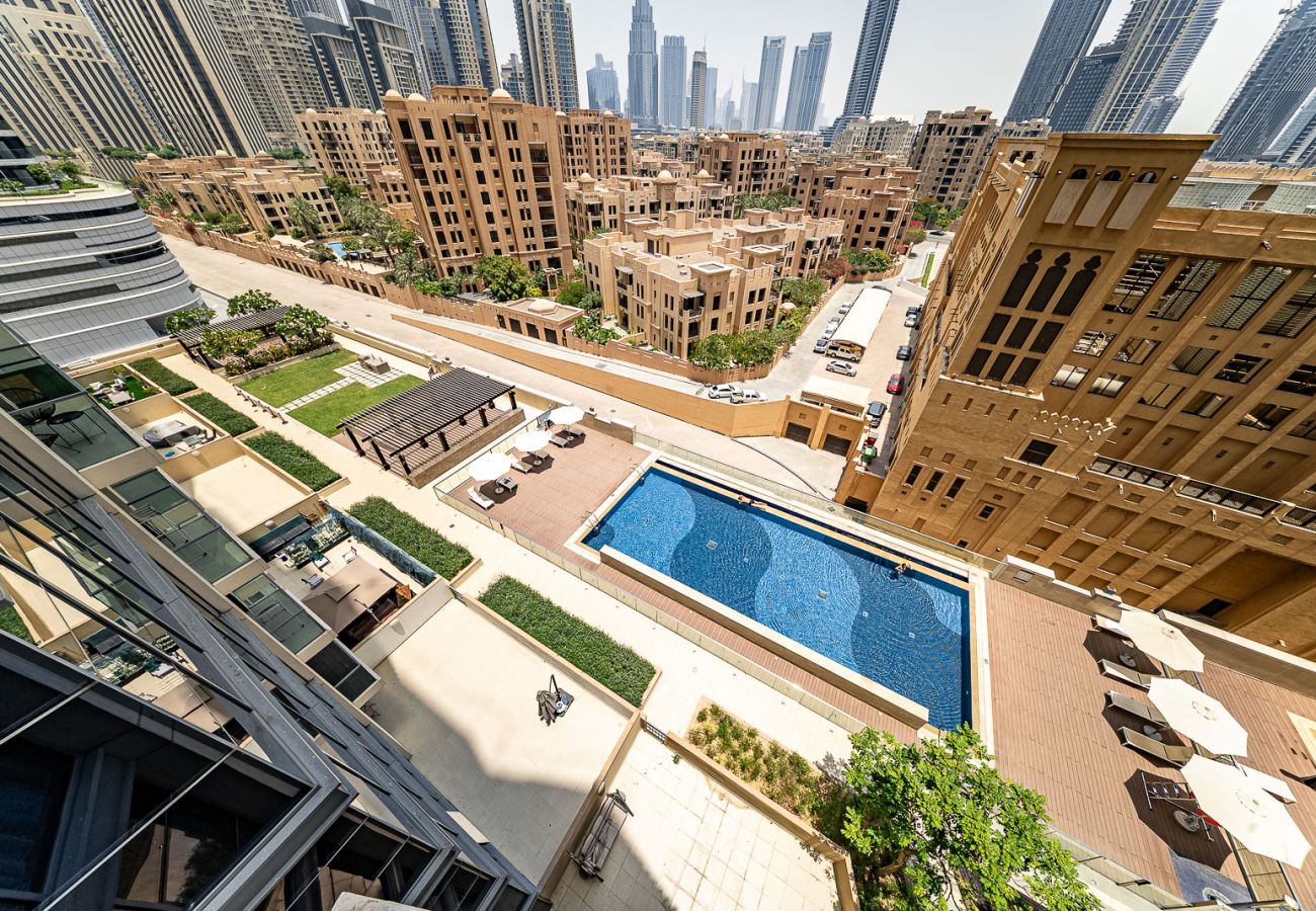 公寓 在 Dubai - Burj Khalifa View I Modern Home I 2 Bedrooms 
