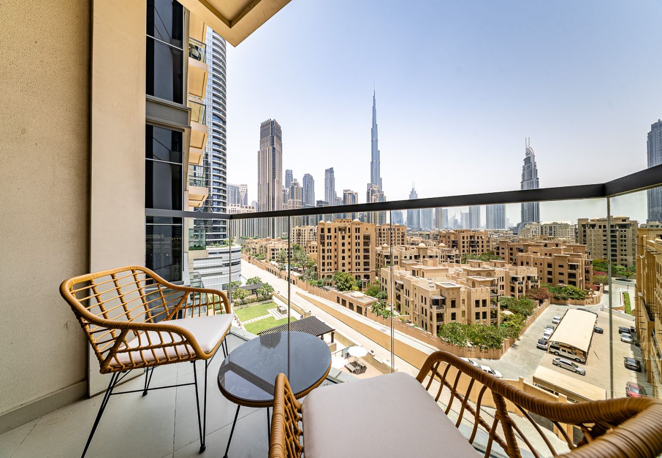 公寓 在 Dubai - Burj Khalifa View I Modern Home I 2 Bedrooms 