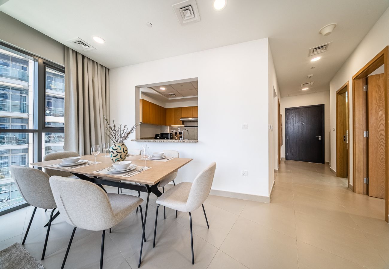 公寓 在 Dubai - Burj Khalifa View I Modern Home I 2 Bedrooms 